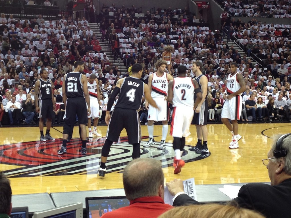 Tipoff vs. Spurs