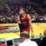 Blake Griffin checking into the game